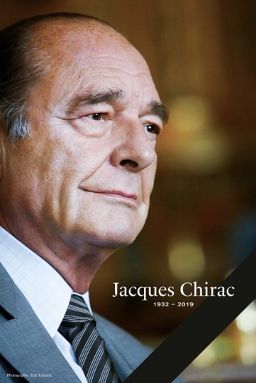 Jacques CHIRAC est mort ce 26 septembre 2019:  Un Grand Homme, un Grand humaniste vient de nous quitter, la France entière est en deuil mais pas que. #JacquesChirac