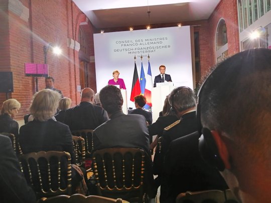 Déplacement du Président de la République à la Préfecture de la Haute Garonne. Toulouse. Mercredi 16 Octobre 2019. Conseil des MINISTRES FRANCO - ALLEMANDS.Suite...