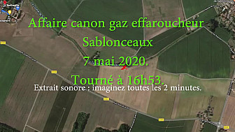 l'affaire du canon à gaz de Sablonceaux