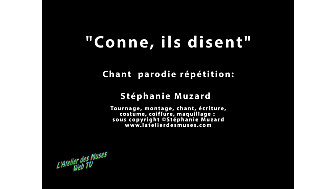 ' Conne ils disent' vidéoparodie de Stéphanie Muzard 