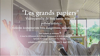'Les grands papiers' vidéoparodie de Stéphanie Muzard