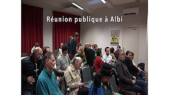 Réunion publique à Albi, Benoît Biteau