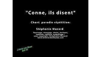 ' Conne ils disent' vidéoparodie de Stéphanie Muzard