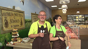 ''Fromagerie du Pays Savinois'' à Saujon en Charente-Maritime : interview de Jean-Yves et Angélique après l'inauguration de cette toute nouvelle Fromagerie Crèmerie qui avait lieu le 18 septembre 2020