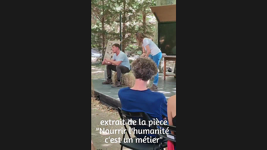 'Nourrir l'humanité c'est un métier' théâtre documentaire extrait 2