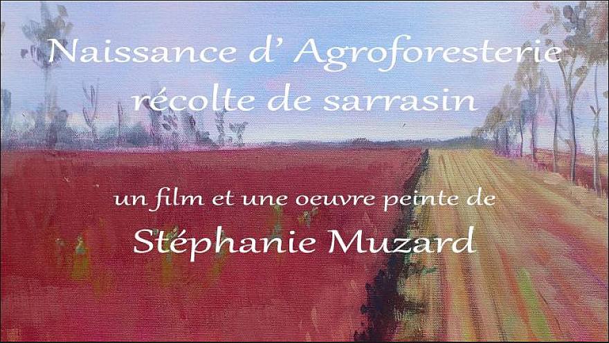'Naissance d'Agroforesterie récolte de sarrasin' par Stéphanie Muzard 