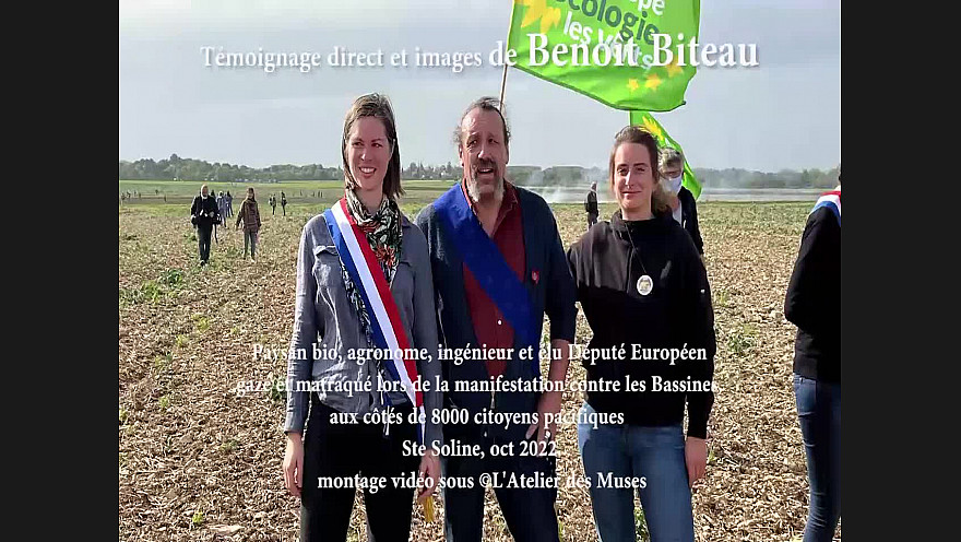 Benoit Biteau en direct de Ste Soline images exclusives