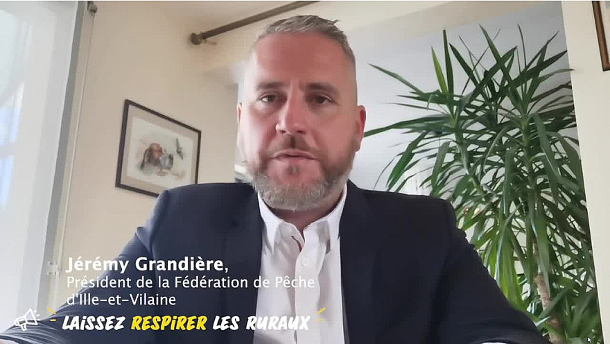 La première Manifestation Rurale virtuelle est lancée ! Laissez respirer les ruraux : intervention de Jérémy Grandière Président de la Fédération Départementale de Pêche d'Ille-et-Vilaine @GrandiereJ @ChasseursFrance @WillySchraen #LibertéRuralit