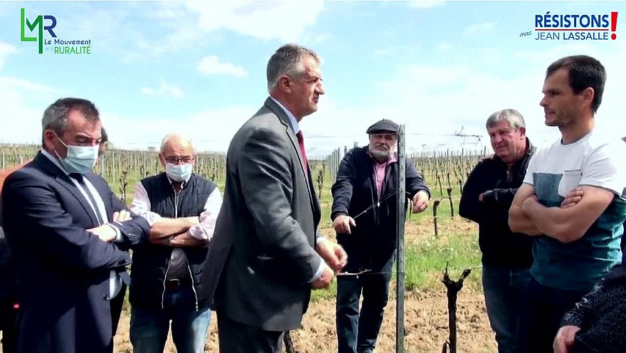 Résistons! de Jean Lassalle soutien les agriculteurs durement sinistrés par les épisodes de gel @jeanlassalle @ResistonsFrance